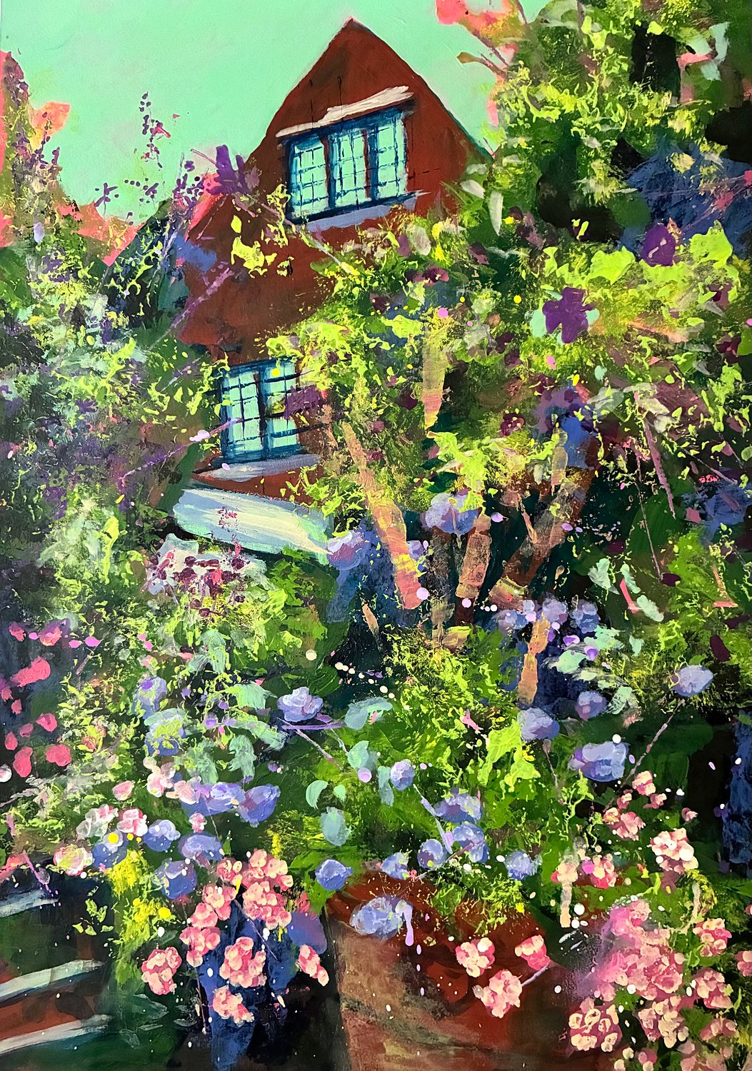 EAST RUSTON OLD VICARAGE GARDENS SERIES LAUNCH PRINT - Painting No.1