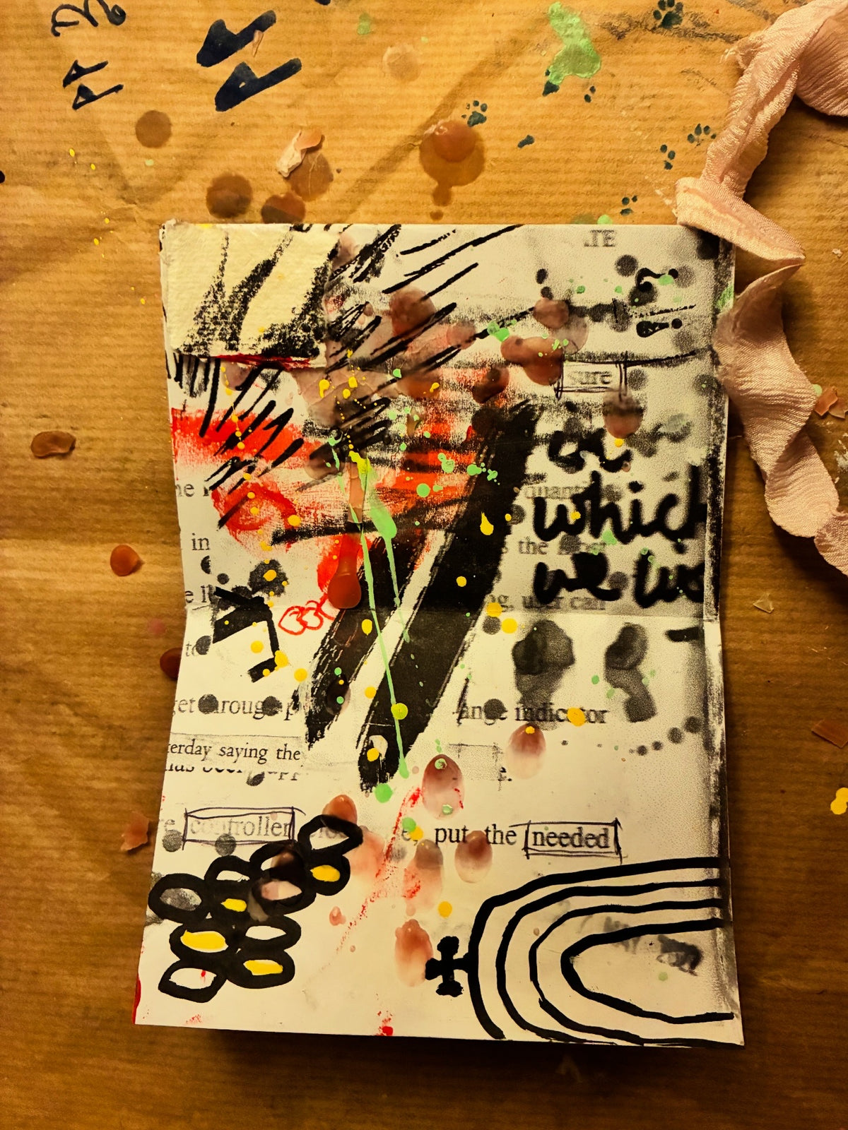 WTF – Art Zine Original Work | Jane D'Arcy Art